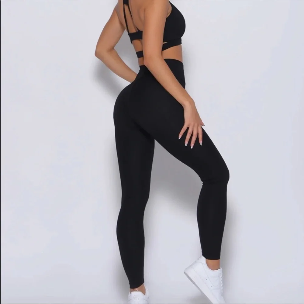 Bombshell Sportswear Refined Ribbed leggings - Picture 2 of 10